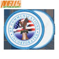 Plastic Backing Iron On Sublimation Patches Heat Transfer Cartoon Logo For Clothing