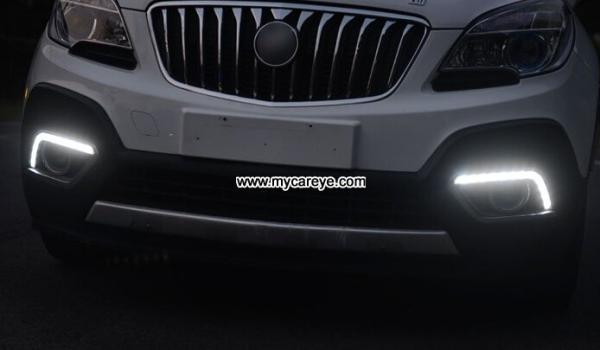 LED Daytime Running Lights DRL Buick Encore Fog Lamp Cover case
