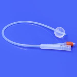 Disposable Two-Lumen Silicone Foley Catheter Medical Grade