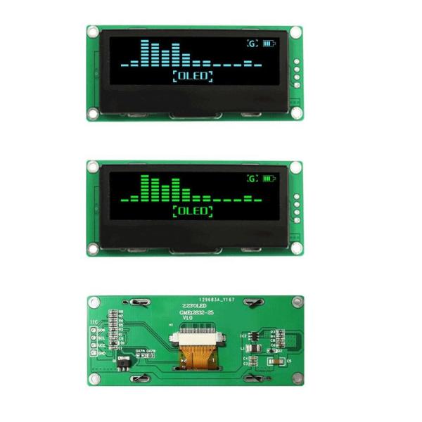 2,23-дюймовый модуль дисплея PMOLED с PCBA, разрешение 128 * 32, интерфейс 4 PINS IIC