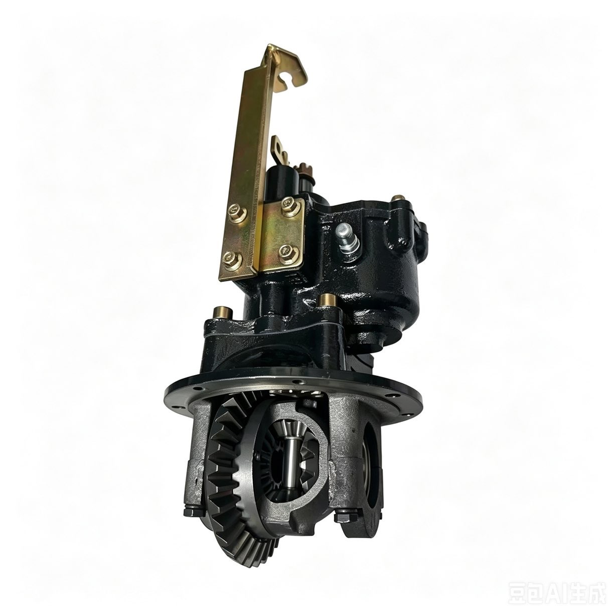 13:37 Tricycle Differential Box Equipped with 6206 Bearing, Heavy Duty Cargo Trike Differential Assembly