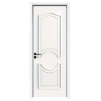 Pintura robusta y duradera puerta de WPC con polímeros biodegradables reconstituidos y polvo de madera