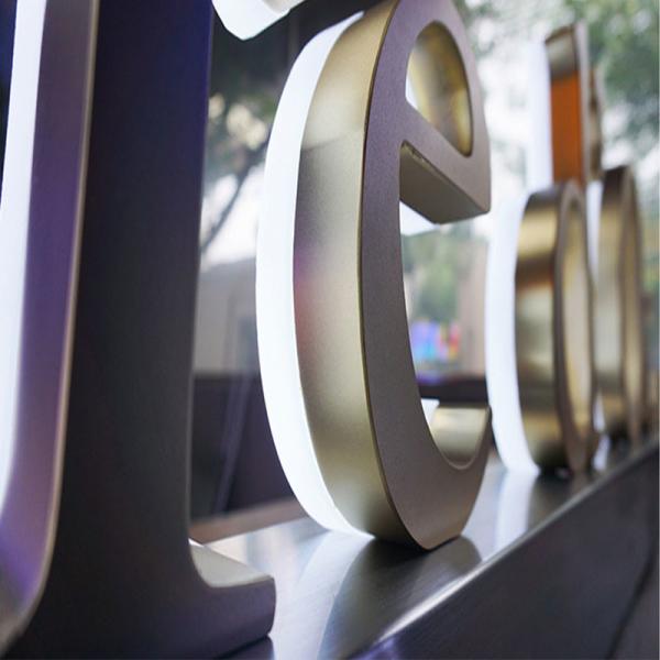 brand new  metal acrylic backlit letters logo led bar sign  shop sign