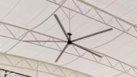 40dB Extrêmement silencieux et économes en énergie Ventilateurs de plafond HVLS commerciaux pour refroidissement de salle de sport Maintenance gratuite