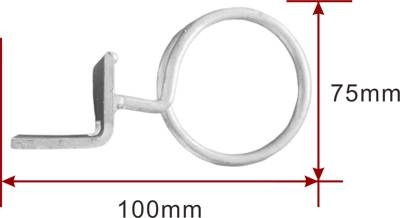 ZCGSC-08 - Крутящийся ретрактор/полярные скобки с горячим оцинкованным стальным кабельным крючком