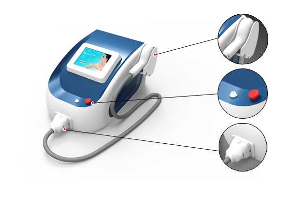 Hottest portable 808 Diode Laser Hair Removal Machine permanent hair removal