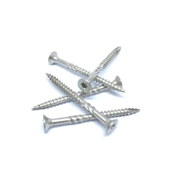 SUS304HC Torx Drive Countersunk Head Screw For Wood , 60mm Length