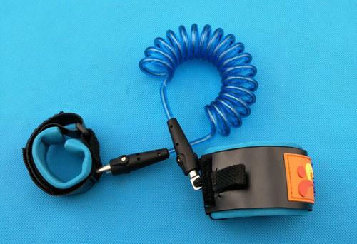 Hot Selling Transparent Blue Baby Safety  Retractable Anti-lost Walking Belt