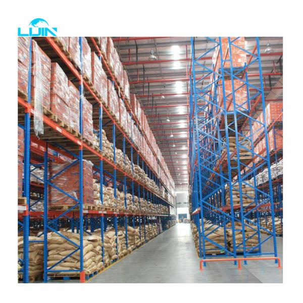Industrial Pallet Warehouse Storage Racks Stainless Steel 2200kgs/Level Loading Capacity