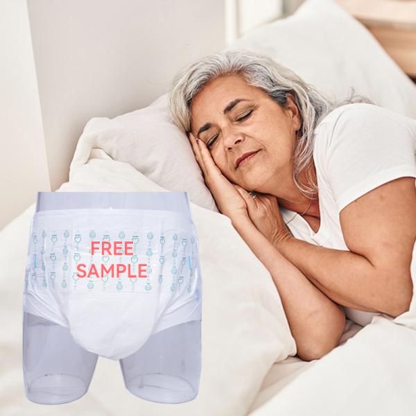 Elderly Man Care Adult Diapers Disposable With Waterproof PE Film Backing Wholesale