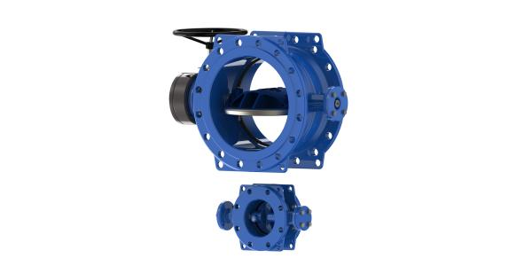 Dovetail Shape Double Eccentric Butterfly Valve With Stainless Steel Disc Ring