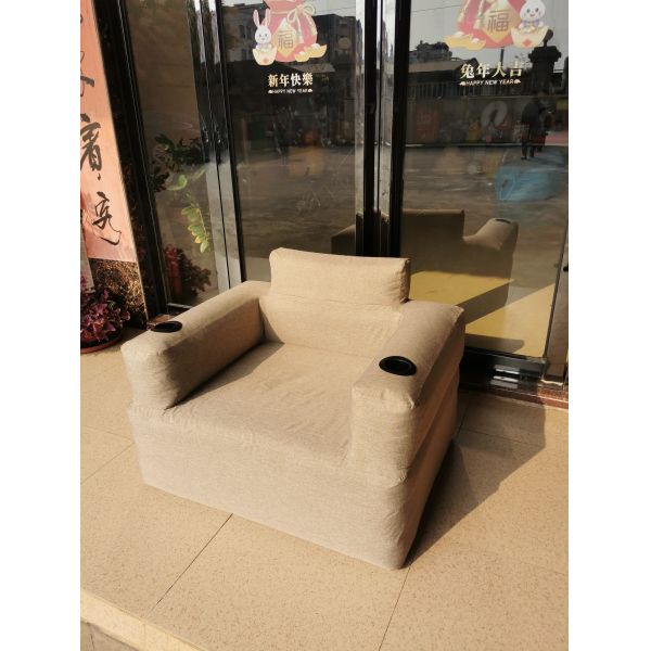 Customizable Auto-Inflatable Sofa - Waterproof Portable Air Sofa for Outdoor Camping and Beach