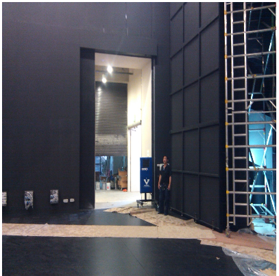 Stainless steel hospital / airport heavy duty door motor 180W large radius wear-resistant 1800 - kilogram