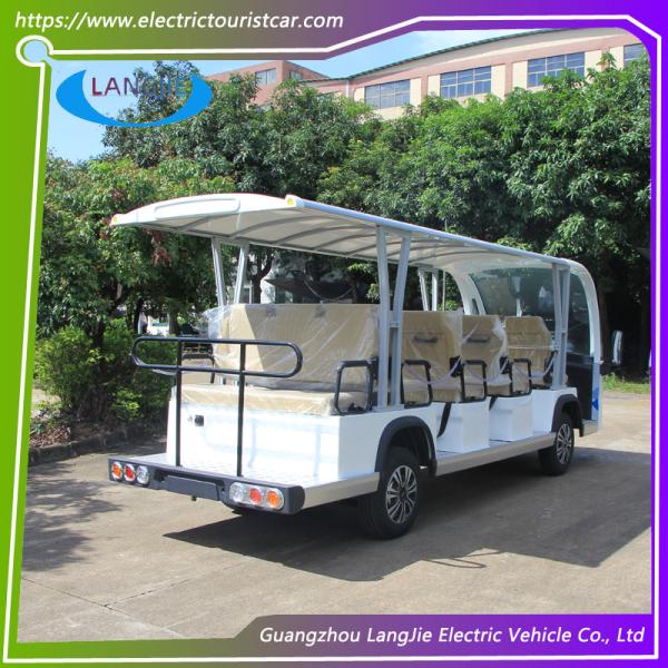 Four Wheel 14 Seats Electric Passenger Vehicle 72V 7.5kw Ac Motor For Park