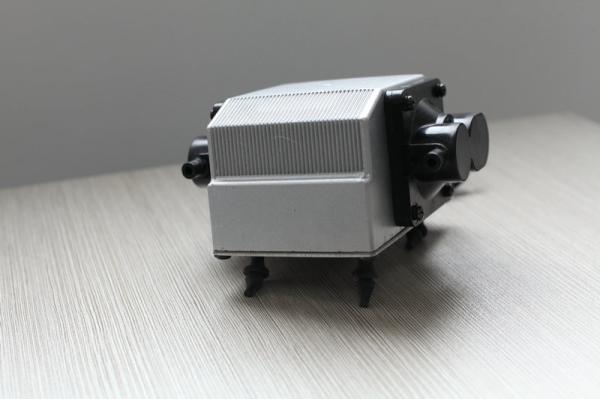 Bomba de ar eletromagnética de dose industrial 12V com CE de alumínio ROHS do corpo