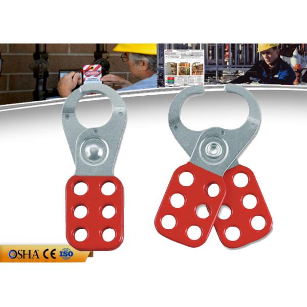 Hasp Safety Lock Out 38 Mm / 25 Mm Lock Shackle Nylon PA Steel Vinyl Coated