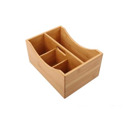 Cozinha de bambu de Utensil Holder For do organizador da mesa da natureza