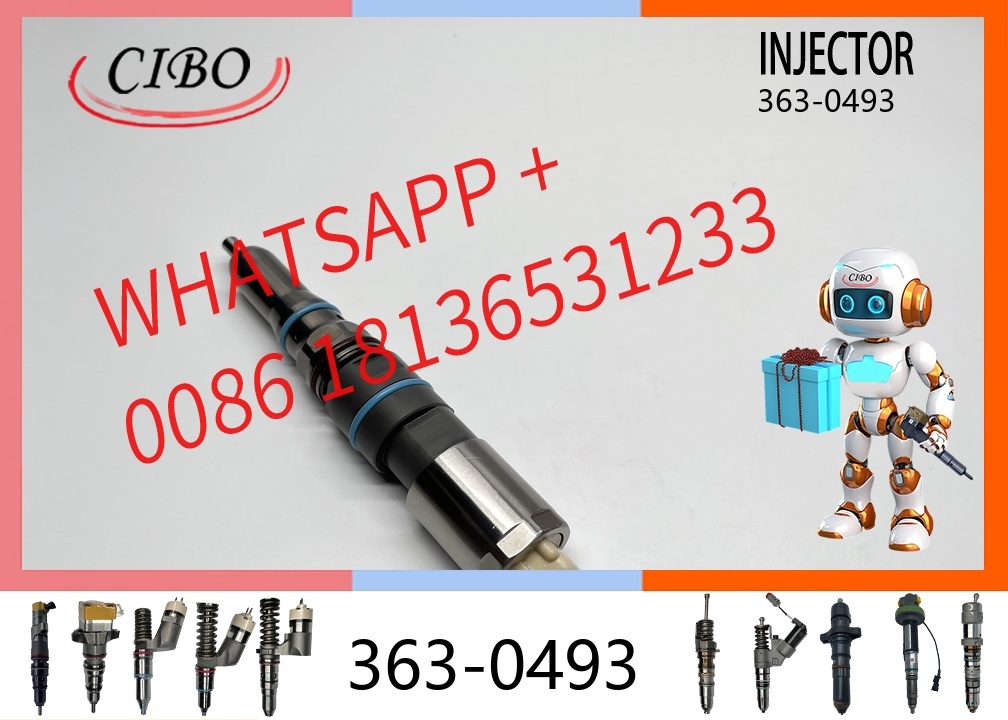 original 363-0493 Common Rail Fuel Injector 3630493 20R-5036 367-4293 456-3588 for   C9 C9.3 336E 336EL 336ELN Excavator Diesel Engine Injector original new injector
