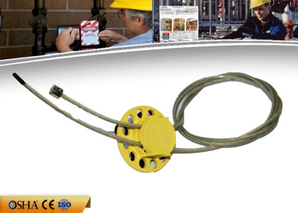 ZC-L41 Cable Safety Lock Out With 185 Weight ABS Material 2m Cable Steel Body