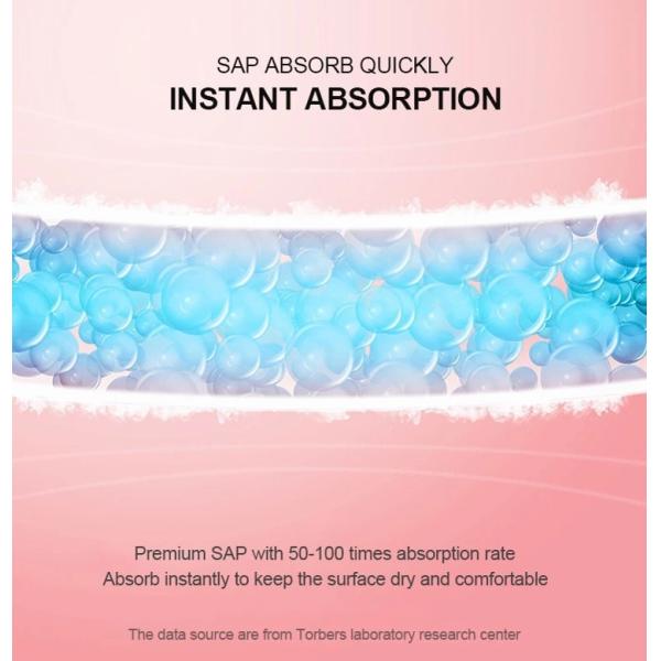 Waterproof Polyethylene Film Day Use Organic Sanitary Napkins