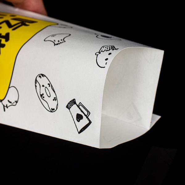 Золотая заказная еда для доставки Посылка Kraft бумажные пакеты с индивидуальным размером