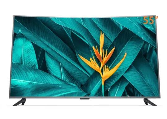 Full Color Flat Screen LED TV , Wide Viewing Angle Led Tv Digital 4K Home 55