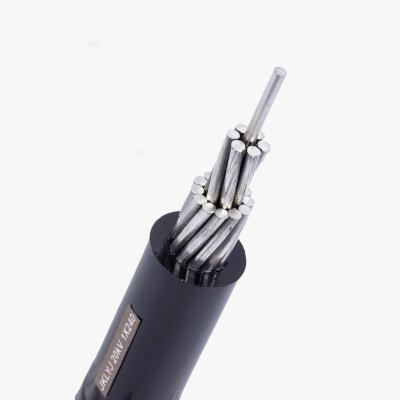 PVC Jacket Electric Power Cable 1KV Aerial XLPE Insulated Aluminum Single Core For LV Power JKLGYJ Overhead Cable