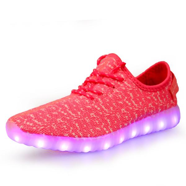 Glow in the Dark USB Rechargeable Adult Night Event Walking Shoes Led Sneakers