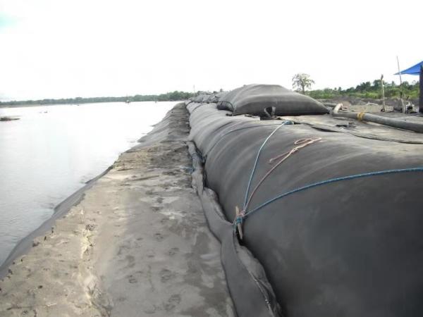 12.6m Circumference DEWATERING BAGS for Sand-filled Cofferdam Reclamation and Land Reclamation