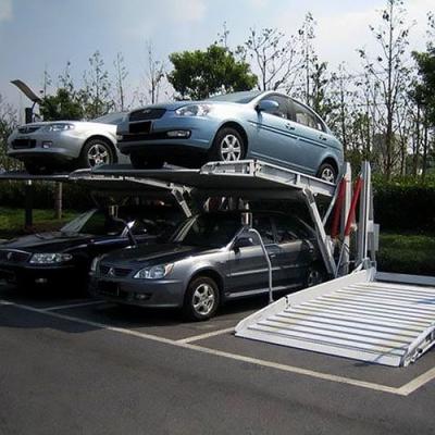 Carga de aço de Decker Hydraulic Tilting Car Lift 2000kg do dobro