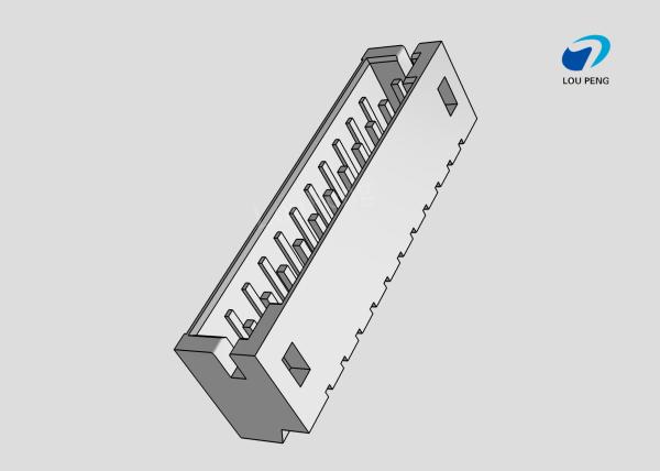 PCB Mount Header, Right Angle, Wire-to-Board, 11 Position, 2.0mm Pitch, Tin, Natural Housing Color, Shrouded / Solid,SMT