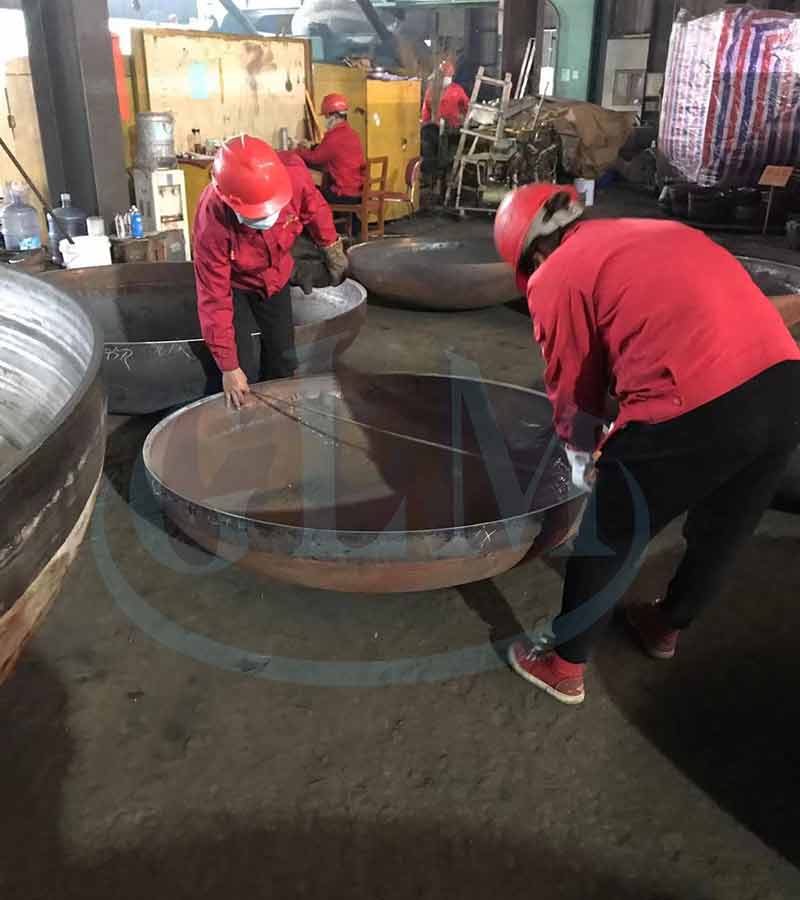 89mm 200mm Stainless Steel Spherical Heads Semi Ellipsoidal Head For Petroleum