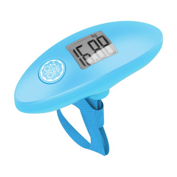 Conveniently-Sized and Easy-to- Mini Digital Scale for Luggage With Strap Button Battery Included