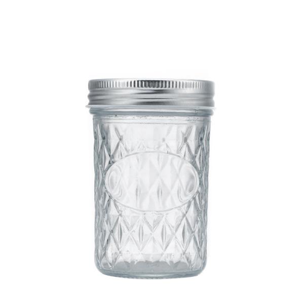 16oz 480ml Multi-size Wide Mouth Food Preserving Glass Mason Jar with Metal Lid
