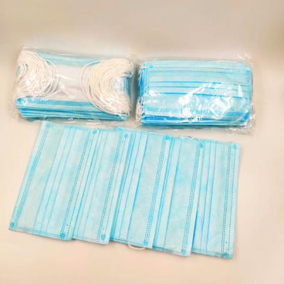3 Ply Disposable Face Mask Non Woven Fabric For Medical Food And Beauty Industry
