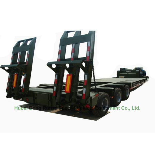 3 Axle Gooseneck Hydraulics Trailers Lowbed Semi Trailer ,60ton,80Ton