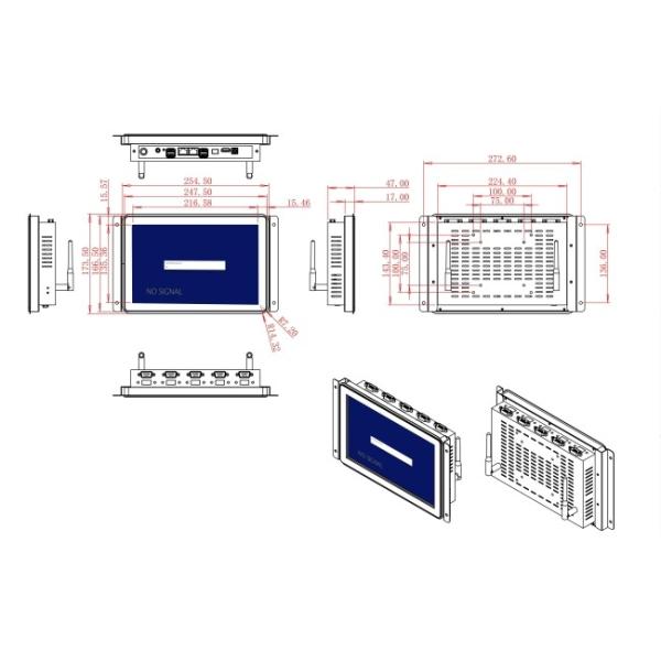 10.1-Inch Display for Industrial HMI Panels and Retail Signage