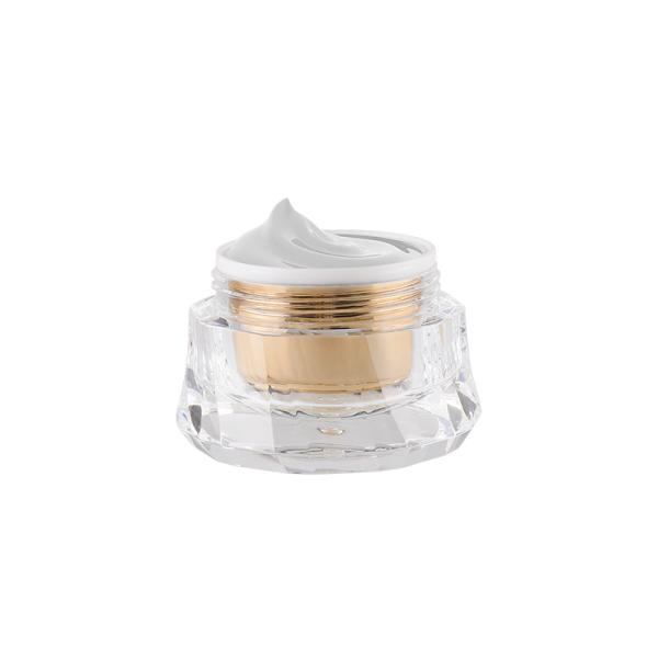 50g Clear Round Cream Empty Cosmetic Jars Hot Stamping Printing Options