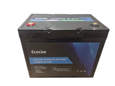 Longue durée de vie Sécurité Chargement rapide Litéon LTO 24V 31,2Ah batterie au titanate de lithium