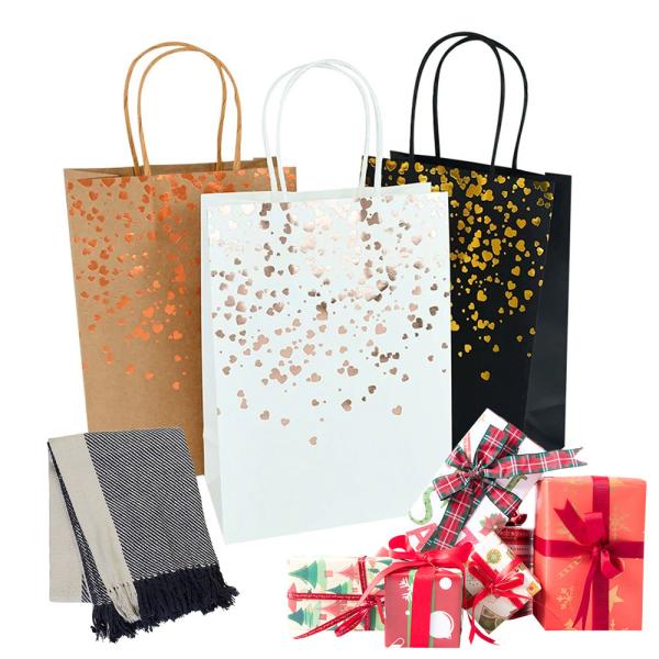 Бумажные мешки FSC плоские нижние Kraft для торгового центра