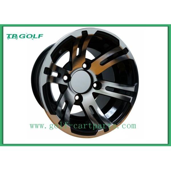 Black Hubcaps For Golf Cart Wheels 10x7 Machined Golf Buggy Accessories