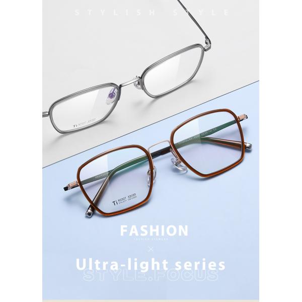 Подгонянные женщины людей стекел рамки титана ацетата для чтения компьютера