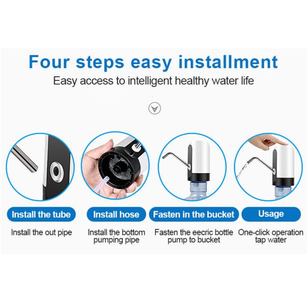 1200 мАч ABS Белый электрический портативный холодовой диспенсер с 3 часами зарядки