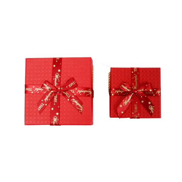 Elegant Wedding Party Present Gift Box with Handle and Lid Customized Die Cut Accepted