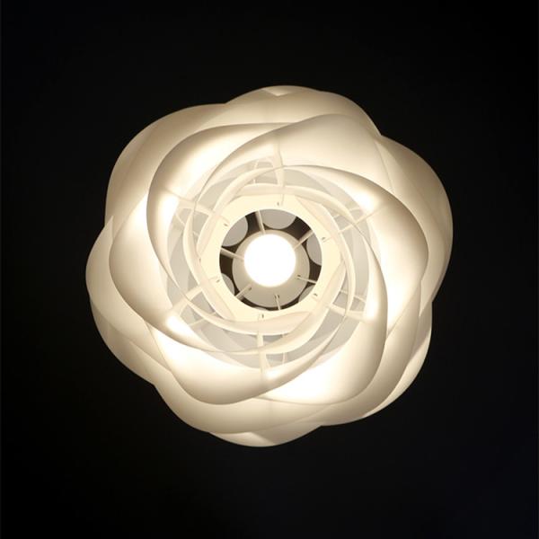 Danish Designer White Rose Chandelier For Bedroom Living Room Hudgins Designer Pendant Lamp(WH-MI-347)
