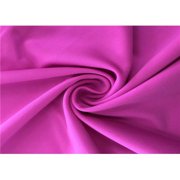 Stretch Knitted Polyester Spandex Fabric Brush For Sportswear