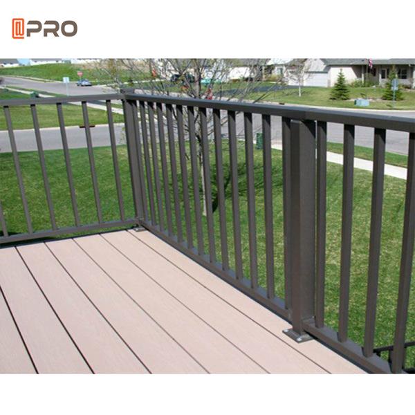 Black Garden Aluminum Balustrades Fencing Aluminium Stair Handrail