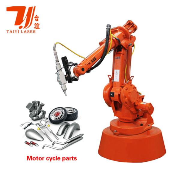 Décapant automatique de peinture à l'huile de rouille de machine de nettoyage de laser de fibre de robot de 6 axes