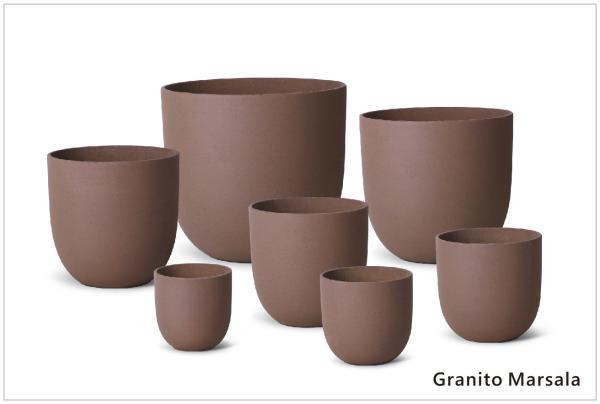 Wholesale Fiber Clay Flower Pots For Indoor Outdoor Decoration Reinforce Clay Plant Box
