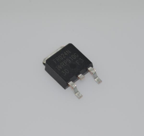 IRFR024NTRPBF 55V 24A N-Channel MOSFET with Ultra-Low 0.028Ω RDS(on), Fast Switching Speed 100% Avalanche Tested Compact DPAK Package Lead-Free & RoHS Compliant